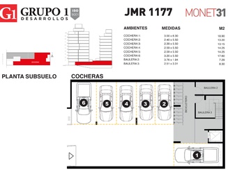 Cochera en venta en Juan Manuel de Rosas 1177